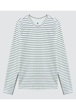 Camiseta Para Mujer Manga Larga Color Negro Marca Ostu #40092021