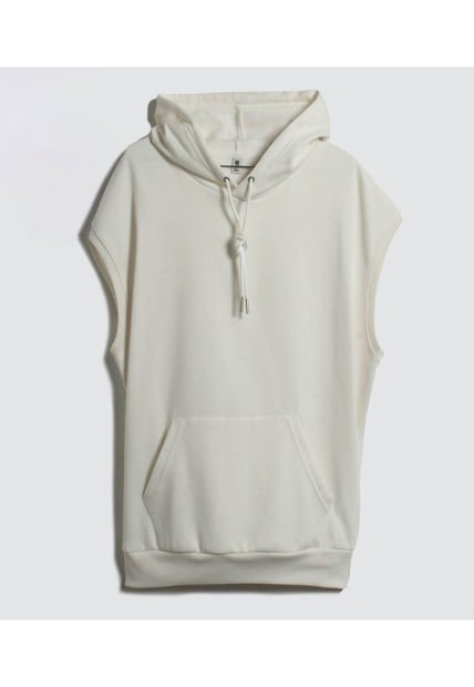 Buzo Para Hombre Hoodie Color Blanco Marca Ostu #60060406