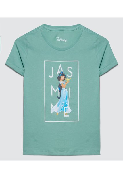 Camiseta Para Niña Manga Corta Color Verde  Marca Ostu #90090186