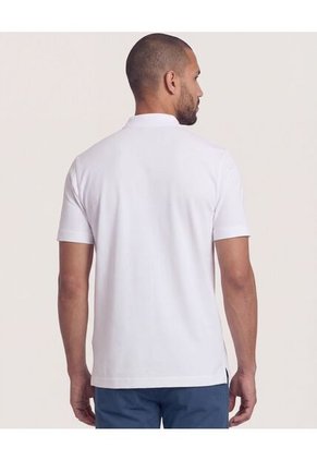 Polo  Para Hombre Cuello Mao Sin Bolsillo Color Blanco Marca Ostu #60110909