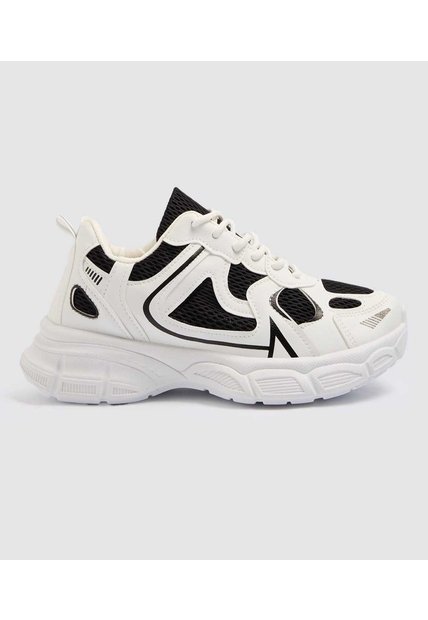 Tenis Para Hombre Casual Color Blanco Marca Ostu #60720118