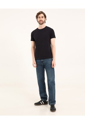 Camiseta Para Hombre Manga Corta Color Negro Marca Ostu #60091580
