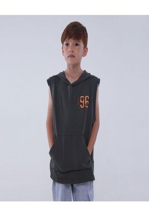 Buzo Para Niño Hoodie Color Verde Marca Ostu #80060111