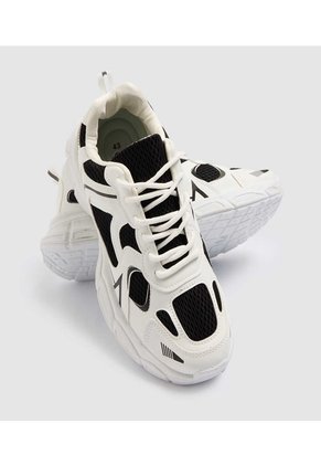 Tenis Para Hombre Casual Color Blanco Marca Ostu #60720118