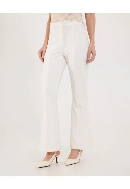 Pantalón Para Mujer Moda Color Crema Marca Ostu #40070831