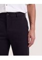 Pantalón Formal Recto  Para Hombre Negro Ostu de Ostu