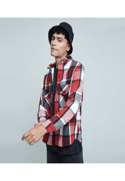 Chaqueta Para Hombre  Color Rojo Marca Ostu #60080115