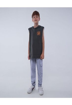 Buzo Para Niño Hoodie Color Verde Marca Ostu #80060111