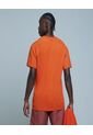 Camiseta Para Hombre Manga Corta Color Naranja Marca Ostu #60091134 de Ostu