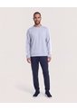 Pantalón Jogger Con Screen  Para Hombre Azul Ostu de Ostu