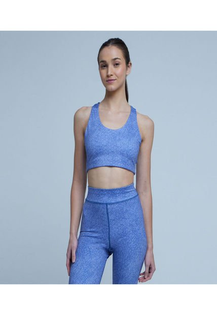 Top Para Mujer Top Color Azul  Marca Ostu #40220321