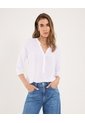 Blusa Para Mujer Manga 3/4 Color Blanco Marca Ostu #40120830 de Ostu