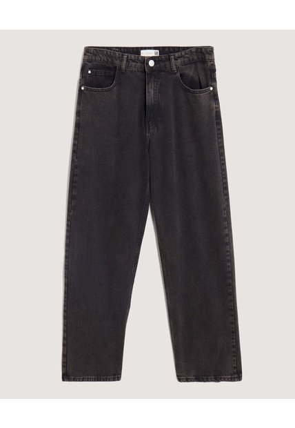 Jean Loose  Para Hombre Negro Ostu