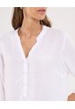 Blusa Para Mujer Manga 3/4 Color Blanco Marca Ostu #40120830 de Ostu