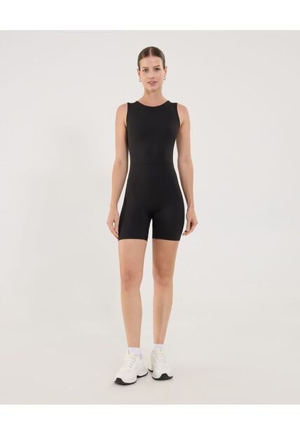 Enterizo Para Mujer Manga Sisa Color Negro Marca Ostu #40320138