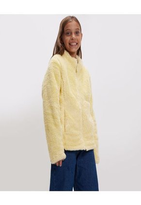 Chaqueta Para Niña Abrigo Color Amarillo  Marca Ostu #90080034