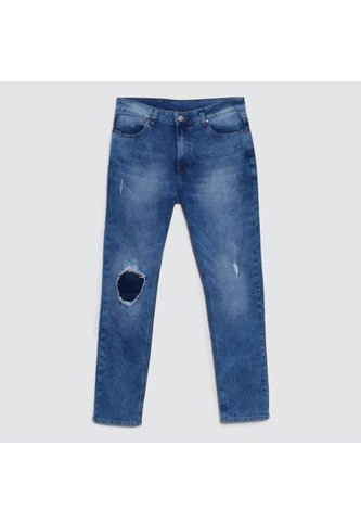 Jean Para Hombre Slim Color Azul  Marca Ostu #60160201 Ostu