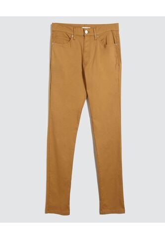 Pantalon Para Hombre 5 Bolsillos Color Mostaza Marca Ostu #60070366 Ostu