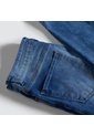 Jean Para Hombre Slim Color Azul  Marca Ostu #60160201 de Ostu