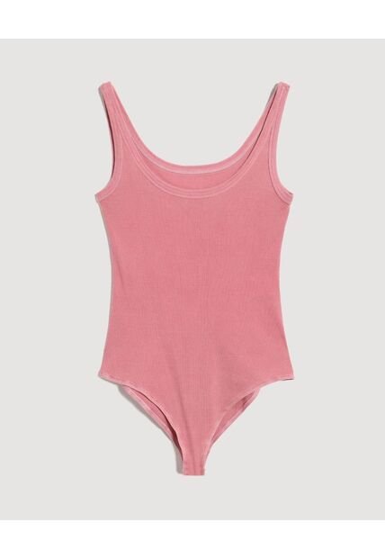 Body  Para Mujer Manga Sisa Color Rosado Marca Ostu #40200196