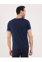 Camiseta Para Hombre Manga Corta Cuello Redondo Color Azul Marca Ostu #60091662 de Ostu