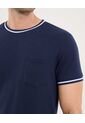 Camiseta Para Hombre Manga Corta Cuello Redondo Color Azul Marca Ostu #60091662 de Ostu