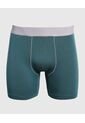 Pantaloncillo Para Hombre Boxer Filete Medio Algodón Color Verde Marca Ostu #60000507 de Ostu