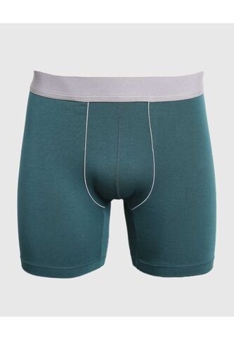 Pantaloncillo Para Hombre Boxer Filete Medio Algodón Color Verde Marca Ostu #60000507 Ostu