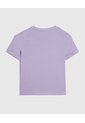Camiseta Para Niña Manga Corta Cuello Redondo Color Lila  Marca Ostu #90090280 de Ostu
