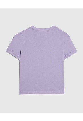 Camiseta Para Niña Manga Corta Cuello Redondo Color Lila Marca Ostu #90090280