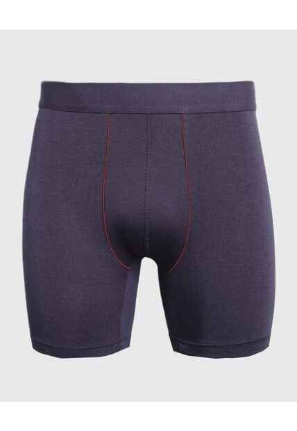 Pantaloncillo Para Hombre Boxer Filete Medio Algodón Color Azul Marca Ostu #60000507