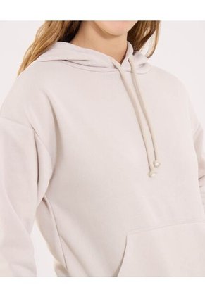 Buzo Para Mujer Hoodie Color Beige Marca Ostu #40060403