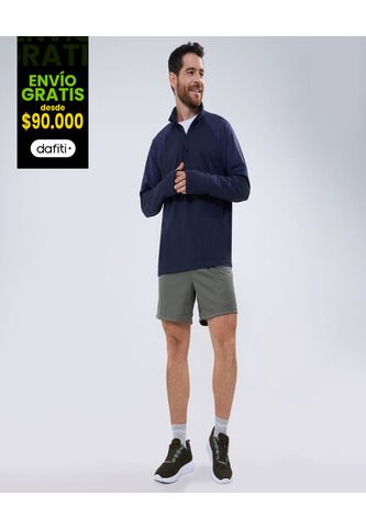 Buzo Para Hombre Cuello Alto O Cuello Tortuga Color Azul Oscuro Marca Ostu #60060417 Ostu