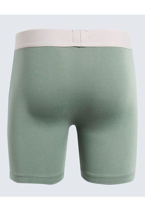 Boxer Para Hombre Bragueta Medio Algodón Color Verde  Marca Ostu #60000479