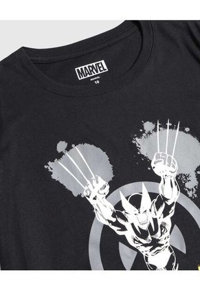 Camiseta Infantil Niño Manga Corta Cuello Redondo Color Negro Marca Ostu #80090297