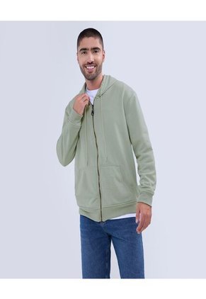 Buzo Para Hombre Zipper Color Verde  Marca Ostu #60060388