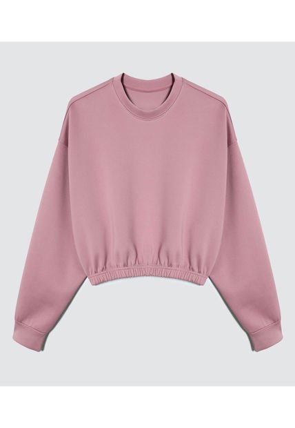 Buzo Para Mujer Cuello Redondo Color Rosado  Marca Ostu #40060368