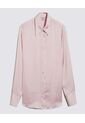 Camisa Para Mujer Manga Larga Color Rosa Marca Ostu #40010224 de Ostu