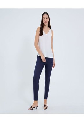 Pantalón Para Mujer Chino Color Azul Marca Ostu #40070762