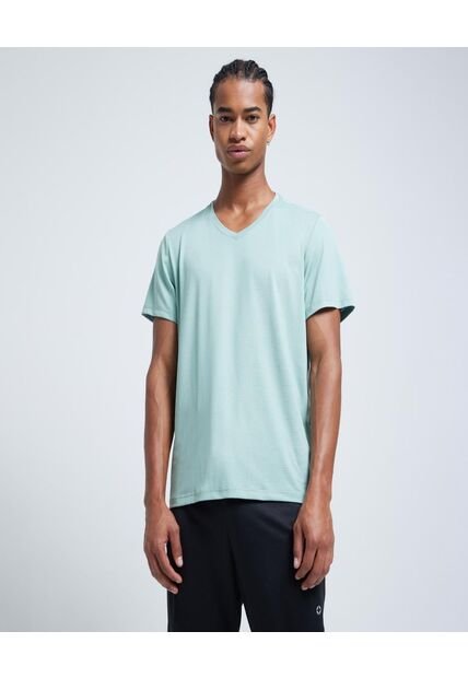 Camiseta Para Hombre Manga Corta Color Verde  Marca Ostu #60091294