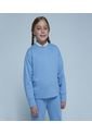 Buzo Para Niña Ostu Color Azul Material Poliamida 73% Algodón 27% de Ostu