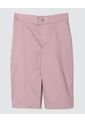 Bermuda Para Mujer  Color Lila Pastel Marca Ostu #40100070 de Ostu