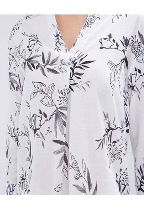 Camisa Para Mujer Manga Larga Color Blanco Marca Ostu #40010221