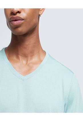 Camiseta Para Hombre Manga Corta Color Verde  Marca Ostu #60091294