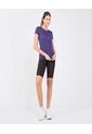 Camiseta Para Mujer Manga Corta Cuello Redondo Color Morado Marca Ostu #40092387 de Ostu