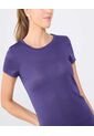 Camiseta Para Mujer Manga Corta Cuello Redondo Color Morado Marca Ostu #40092387 de Ostu