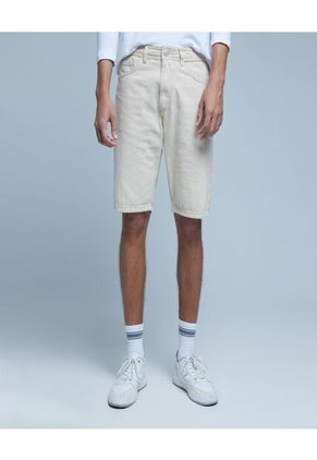 Bermuda Para Hombre Regular Color Blanco Marca Ostu #60100353