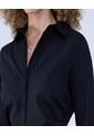 Camisa Para Mujer Manga Larga Color Negro Marca Ostu #40010278 de Ostu