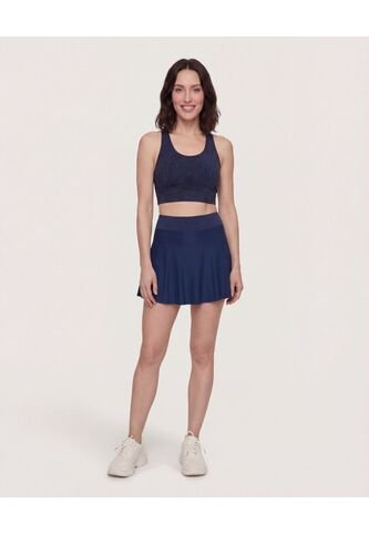 Falda  Para Mujer Corto Color Azul Marca Ostu #40140199 Ostu