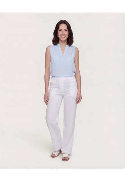 Pantalón  Para Mujer Moda Color Blanco Marca Ostu #40070895